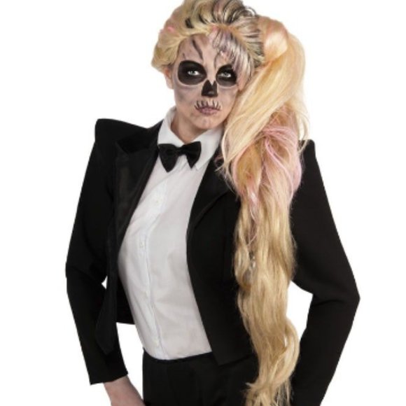 The Lady Gaga Skeleton Zombie Tuxedo Costume - Picture 2 of 9